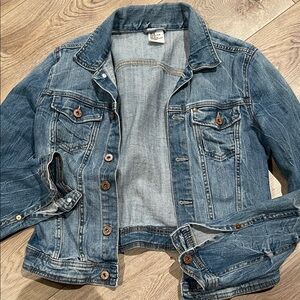 H&M Women’s Blue Denim Jacket -size 12